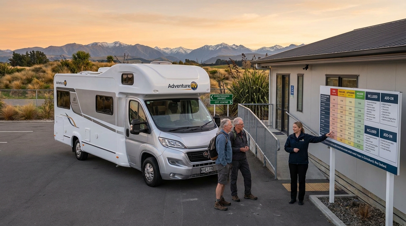 RV Rental in Christchurch for Couples - Pricing 2026